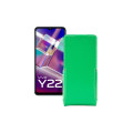 Чохол-флип з екошкіри для телефону Vivo Y22