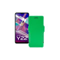 Чохол-книжка з екошкіри для телефону Vivo Y22