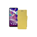 Чохол-книжка з екошкіри для телефону Vivo Y22