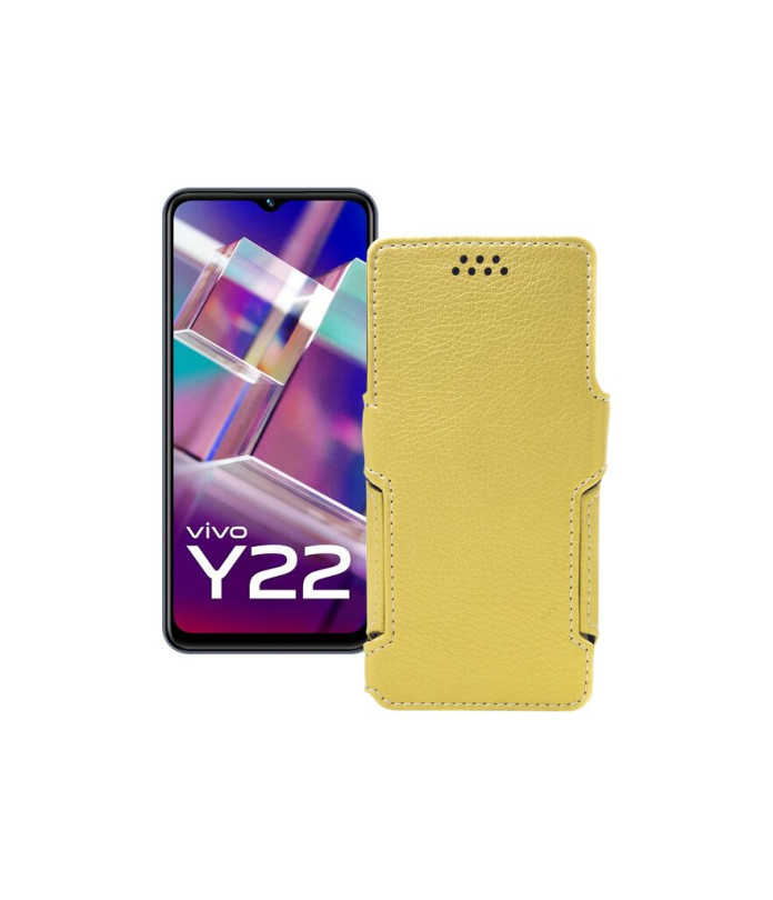 Чохол-книжка з екошкіри для телефону Vivo Y22