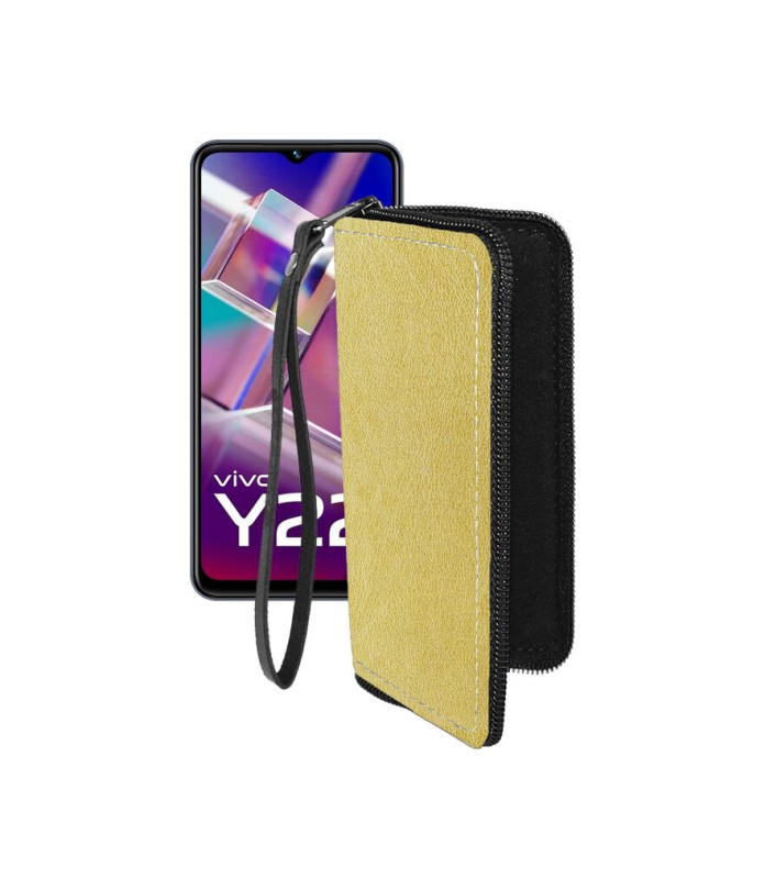 Чохол-гаманець з екошкіри для телефону Vivo Y22