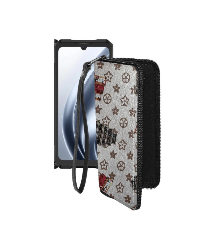 Чохол-гаманець з екошкіри для телефону Doogee Blade GT Pro