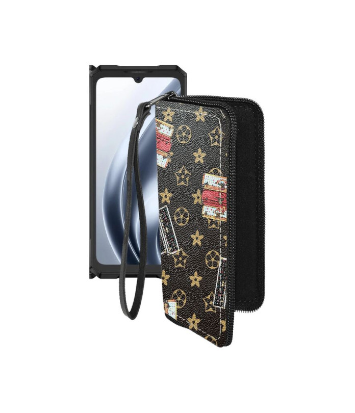 Чохол-гаманець з екошкіри для телефону Doogee Blade GT Pro