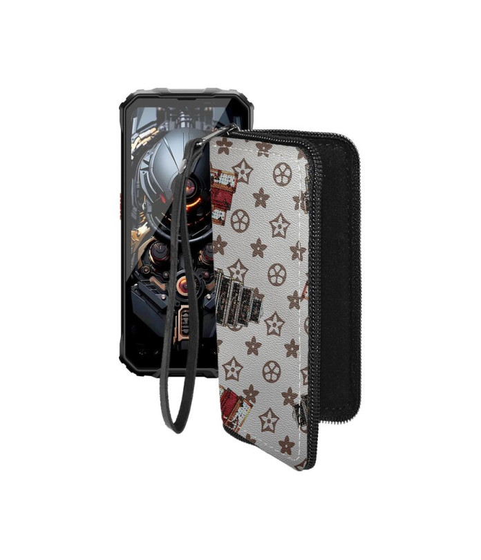 Чохол-гаманець з екошкіри для телефону Blackview OSCAL MARINE 2