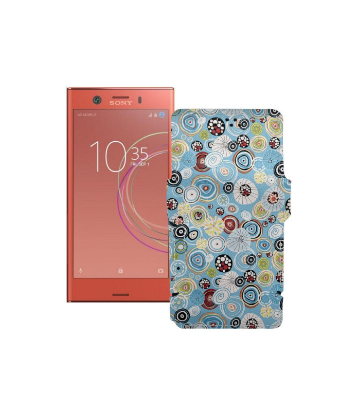 Чохол-книжка з екошкіри для телефону Sony Xperia XZ1 Compact