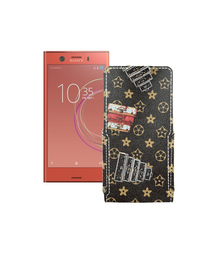 Чохол-флип з екошкіри для телефону Sony Xperia XZ1 Compact