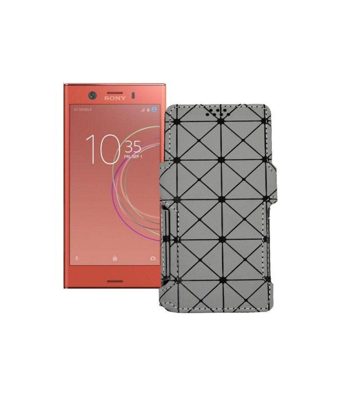 Чохол-книжка з екошкіри для телефону Sony Xperia XZ1 Compact