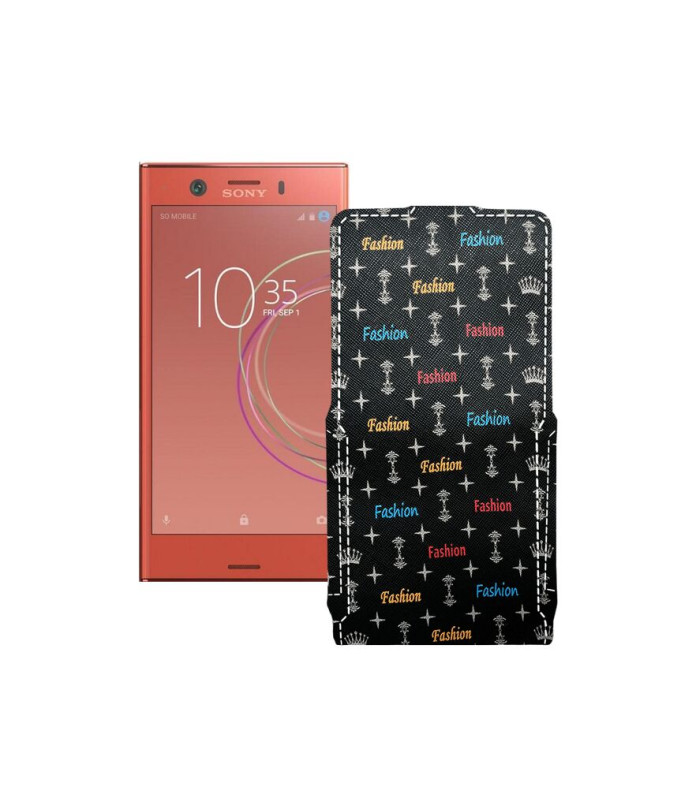 Чохол-флип з екошкіри для телефону Sony Xperia XZ1 Compact