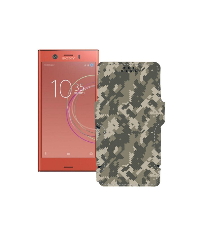 Чохол-книжка з екошкіри для телефону Sony Xperia XZ1 Compact