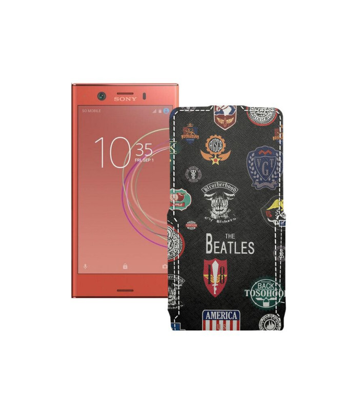 Чохол-флип з екошкіри для телефону Sony Xperia XZ1 Compact