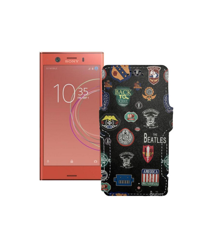 Чохол-книжка з екошкіри для телефону Sony Xperia XZ1 Compact