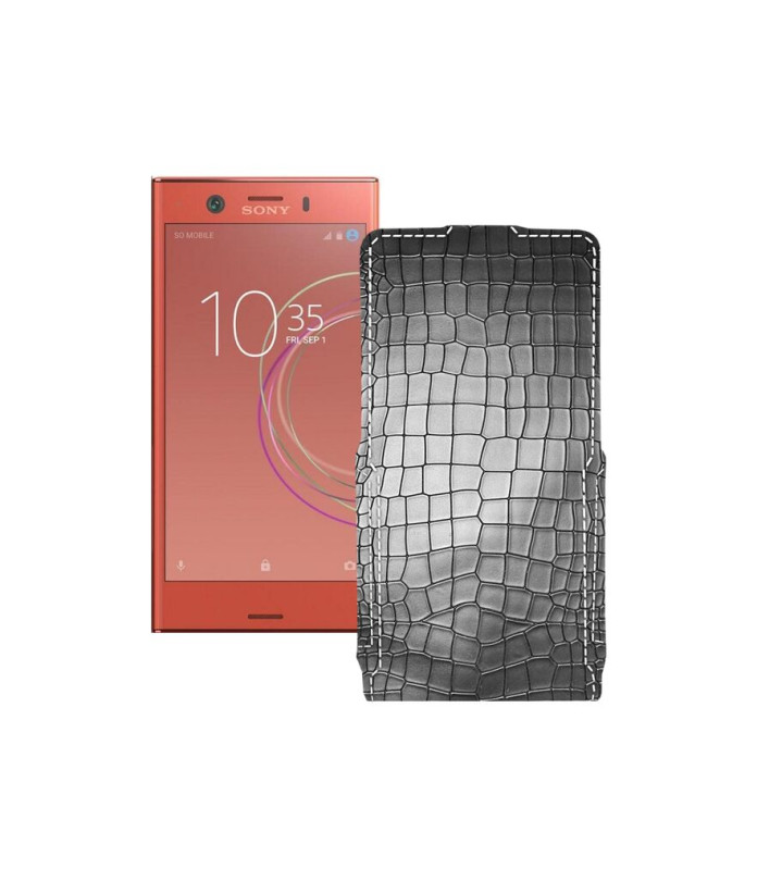 Чохол-флип з екошкіри для телефону Sony Xperia XZ1 Compact