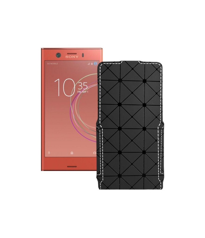 Чохол-флип з екошкіри для телефону Sony Xperia XZ1 Compact