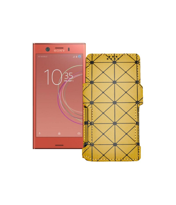 Чохол-книжка з екошкіри для телефону Sony Xperia XZ1 Compact