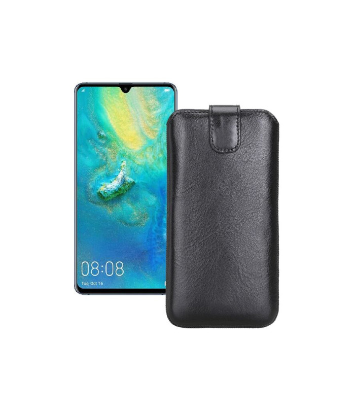 Витяжка з екошкіри для телефону Huawei Mate 20