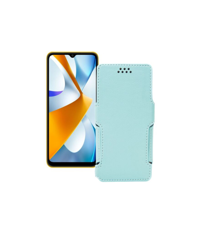 Чохол-книжка з екошкіри для телефону Xiaomi Poco C40