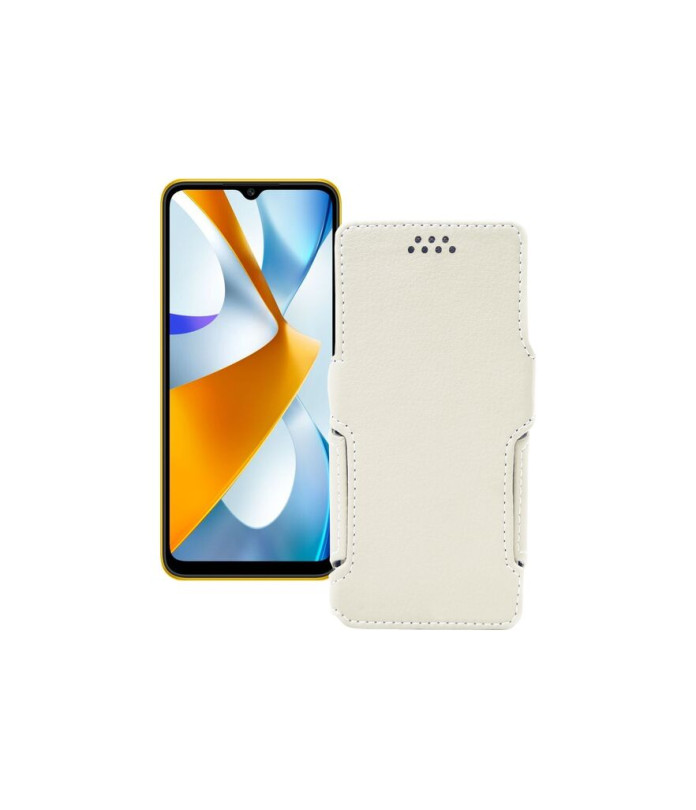 Чохол-книжка з екошкіри для телефону Xiaomi Poco C40