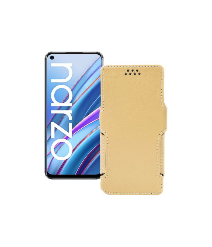 Чохол-книжка з екошкіри для телефону Realme Narzo 30 5G 2021