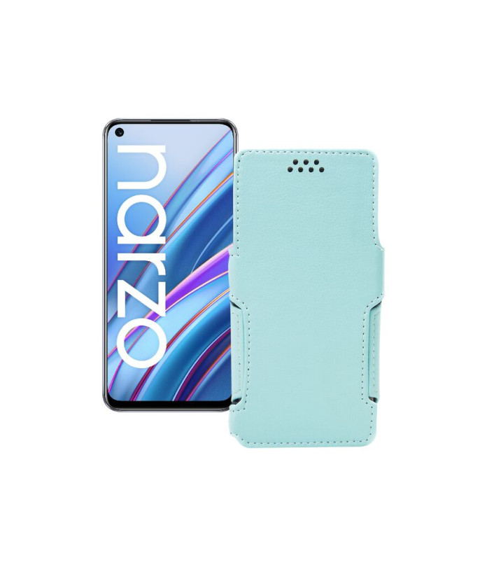 Чохол-книжка з екошкіри для телефону Realme Narzo 30 5G 2021