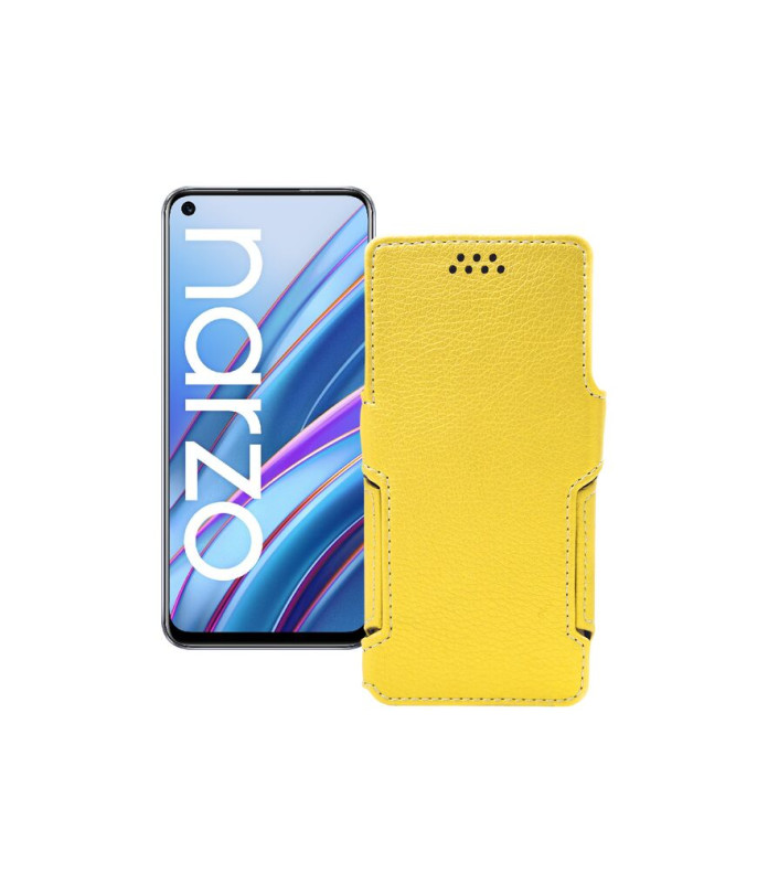 Чохол-книжка з екошкіри для телефону Realme Narzo 30 5G 2021