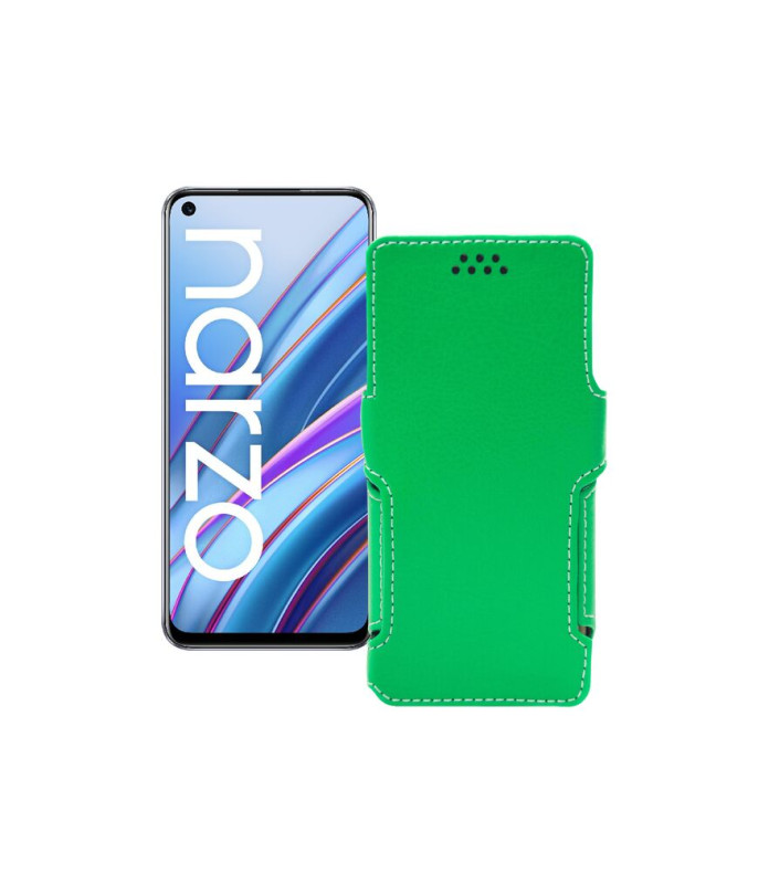 Чохол-книжка з екошкіри для телефону Realme Narzo 30 5G 2021