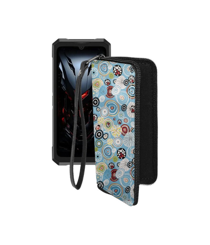 Чохол-гаманець з екошкіри для телефону Doogee Fire 6 Max