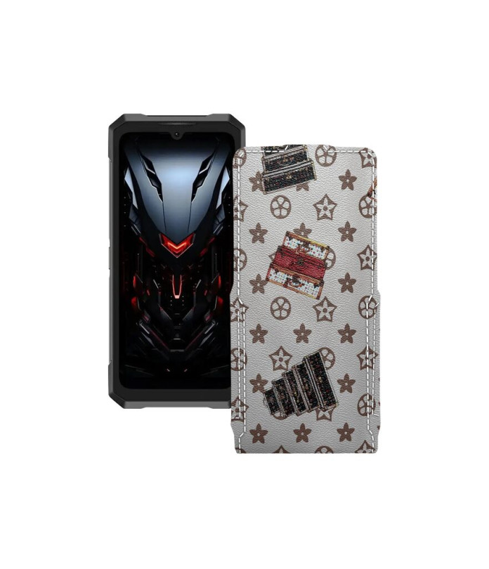 Чохол-флип з екошкіри для телефону Doogee Fire 6 Max