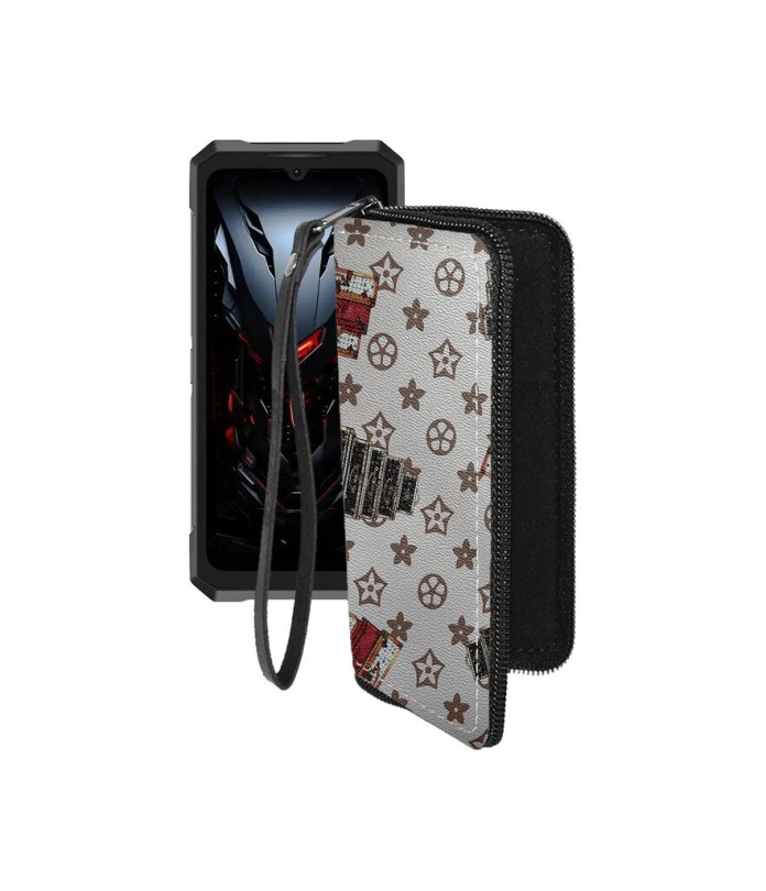 Чохол-гаманець з екошкіри для телефону Doogee Fire 6 Max