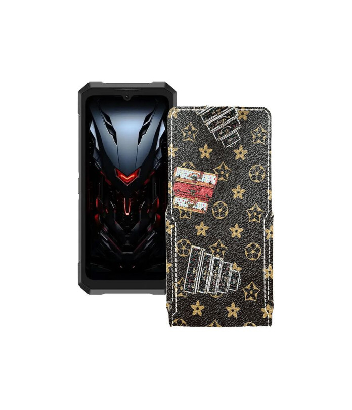 Чохол-флип з екошкіри для телефону Doogee Fire 6 Max