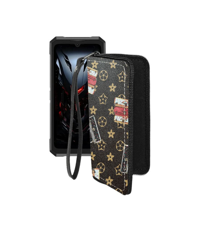 Чохол-гаманець з екошкіри для телефону Doogee Fire 6 Max