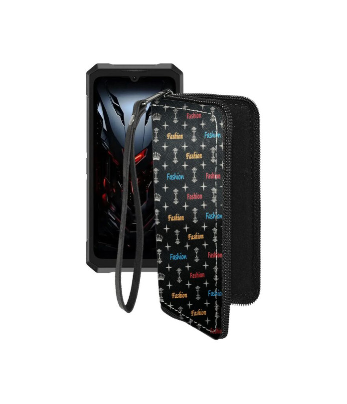 Чохол-гаманець з екошкіри для телефону Doogee Fire 6 Max