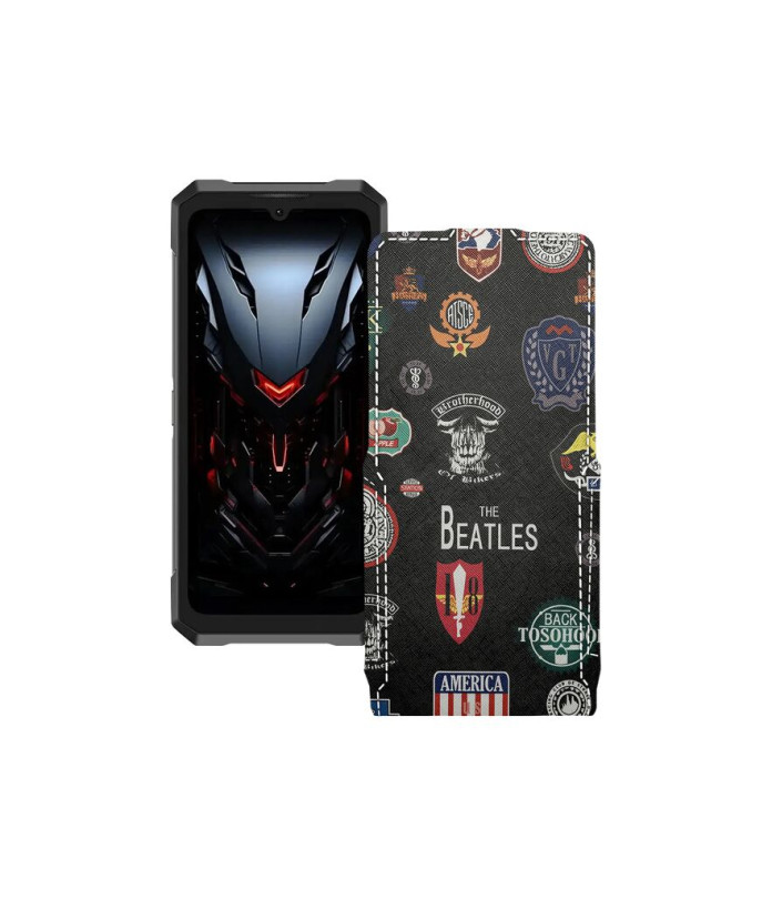 Чохол-флип з екошкіри для телефону Doogee Fire 6 Max