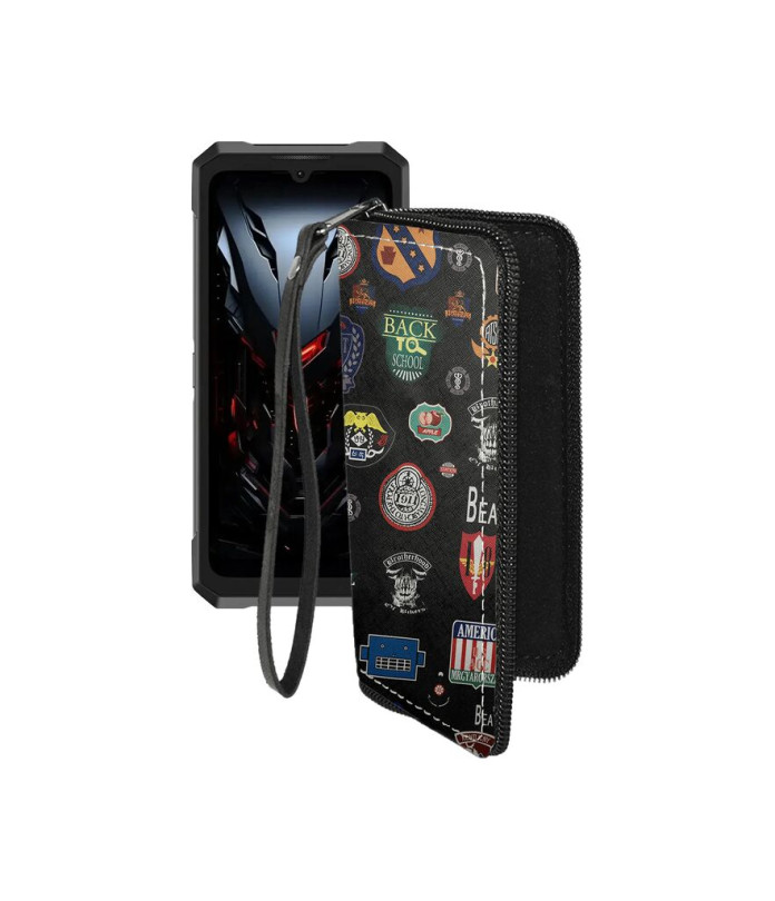 Чохол-гаманець з екошкіри для телефону Doogee Fire 6 Max