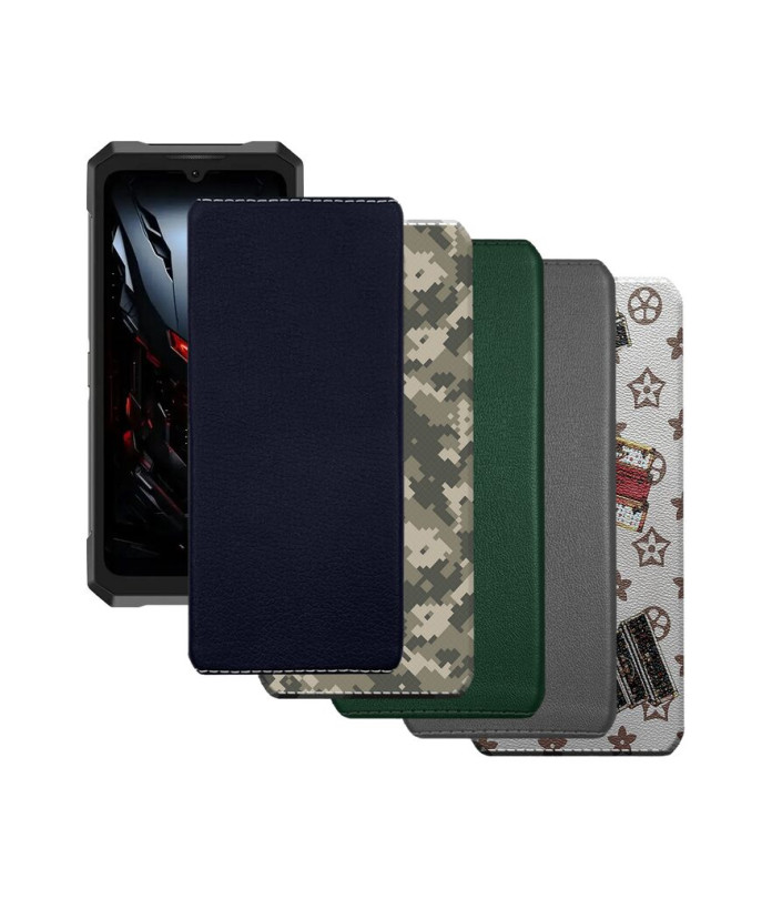 Накладка з екошкіри для телефону Doogee Fire 6 Max