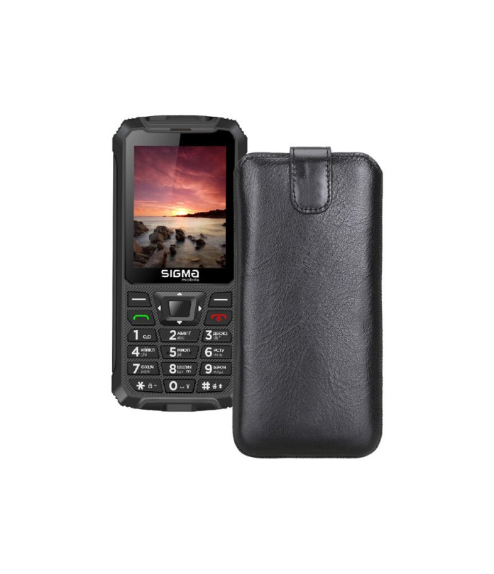 Витяжка з екошкіри для телефону Sigma Comfort 50 Outdoor 2021