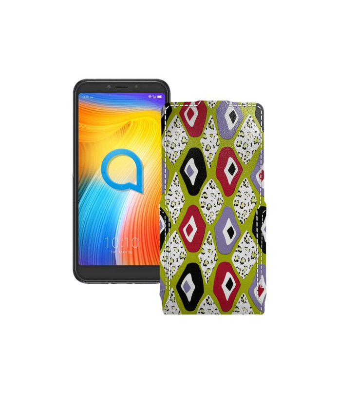 Чохол-флип з екошкіри для телефону Alcatel 1S (5024D)