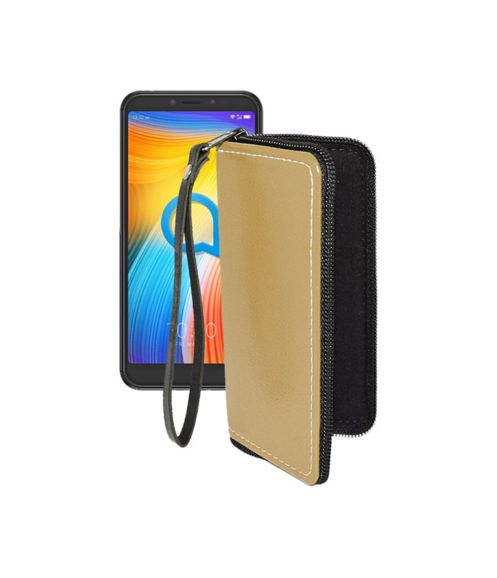 Чохол-гаманець з екошкіри для телефону Alcatel 1S (5024D)