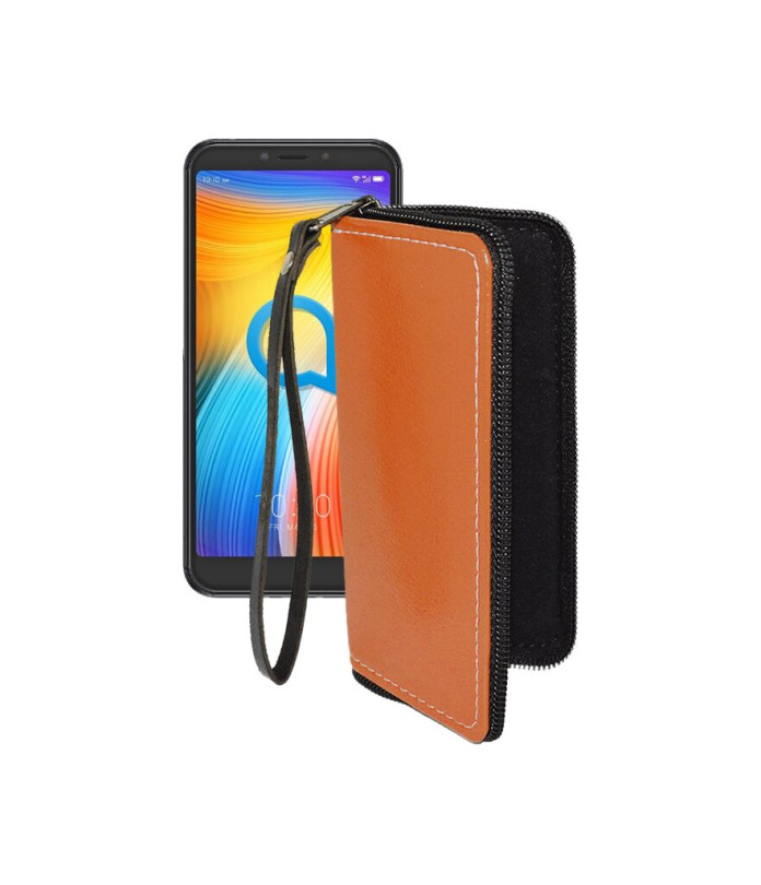 Чохол-гаманець з екошкіри для телефону Alcatel 1S (5024D)