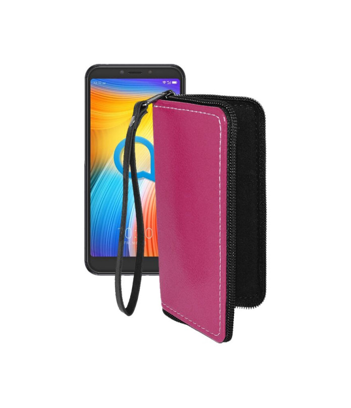 Чохол-гаманець з екошкіри для телефону Alcatel 1S (5024D)
