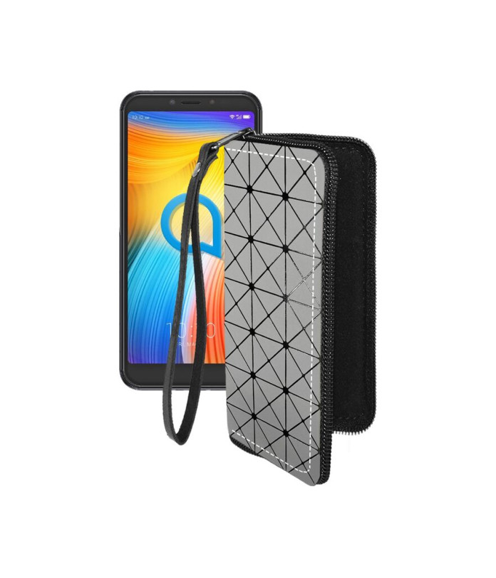 Чохол-гаманець з екошкіри для телефону Alcatel 1S (5024D)