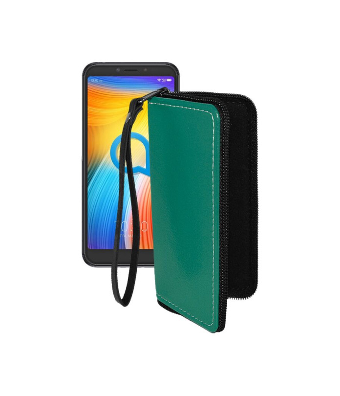 Чохол-гаманець з екошкіри для телефону Alcatel 1S (5024D)