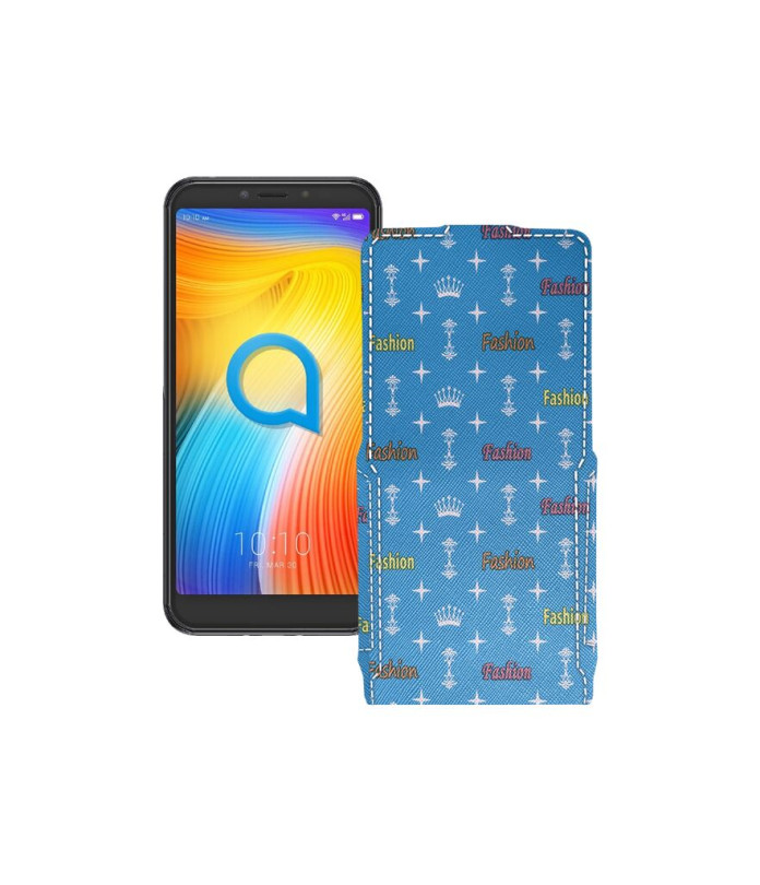 Чохол-флип з екошкіри для телефону Alcatel 1S (5024D)