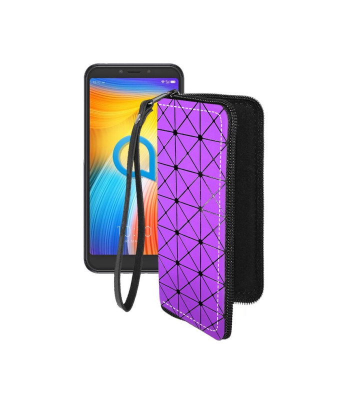 Чохол-гаманець з екошкіри для телефону Alcatel 1S (5024D)