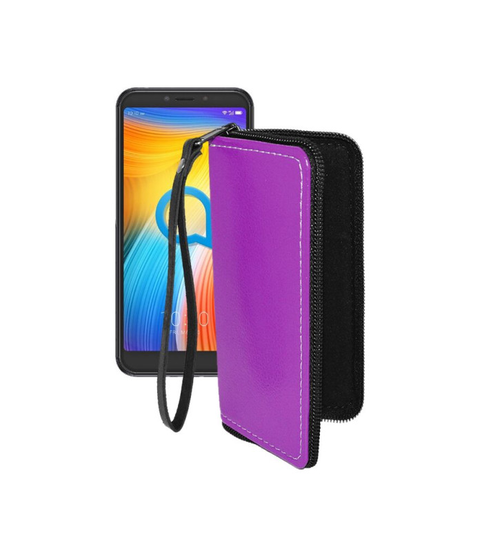 Чохол-гаманець з екошкіри для телефону Alcatel 1S (5024D)