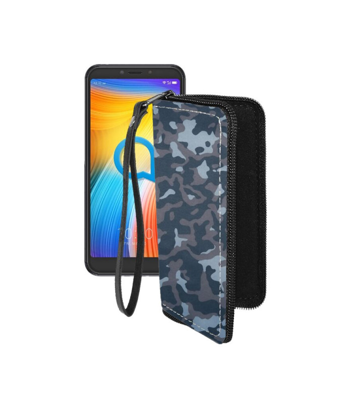 Чохол-гаманець з екошкіри для телефону Alcatel 1S (5024D)