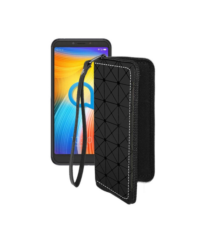 Чохол-гаманець з екошкіри для телефону Alcatel 1S (5024D)