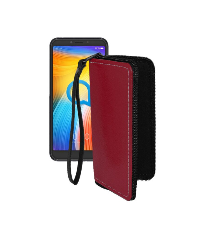 Чохол-гаманець з екошкіри для телефону Alcatel 1S (5024D)
