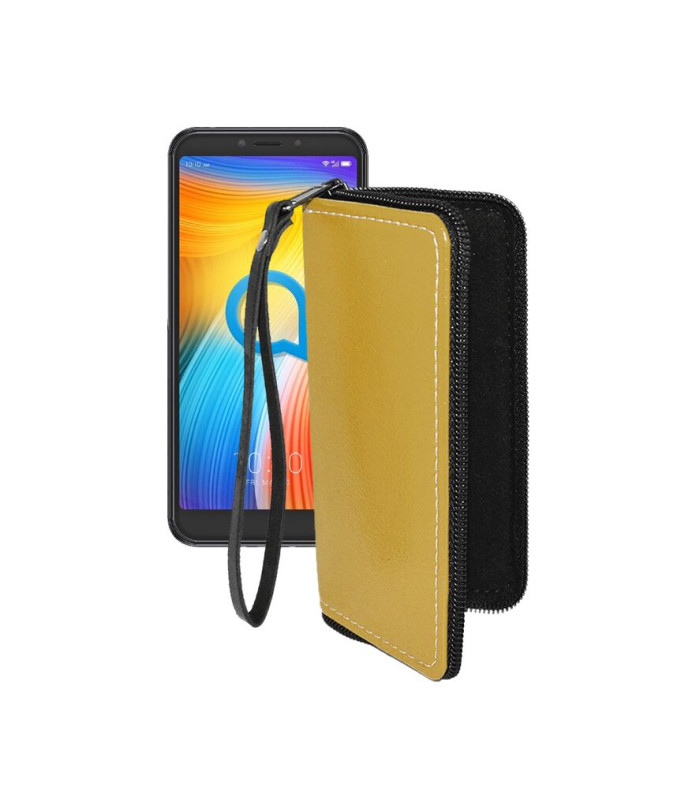 Чохол-гаманець з екошкіри для телефону Alcatel 1S (5024D)
