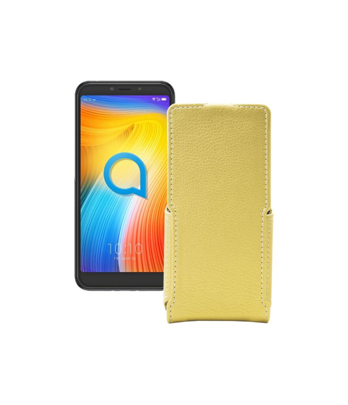 Чохол-флип з екошкіри для телефону Alcatel 1S (5024D)