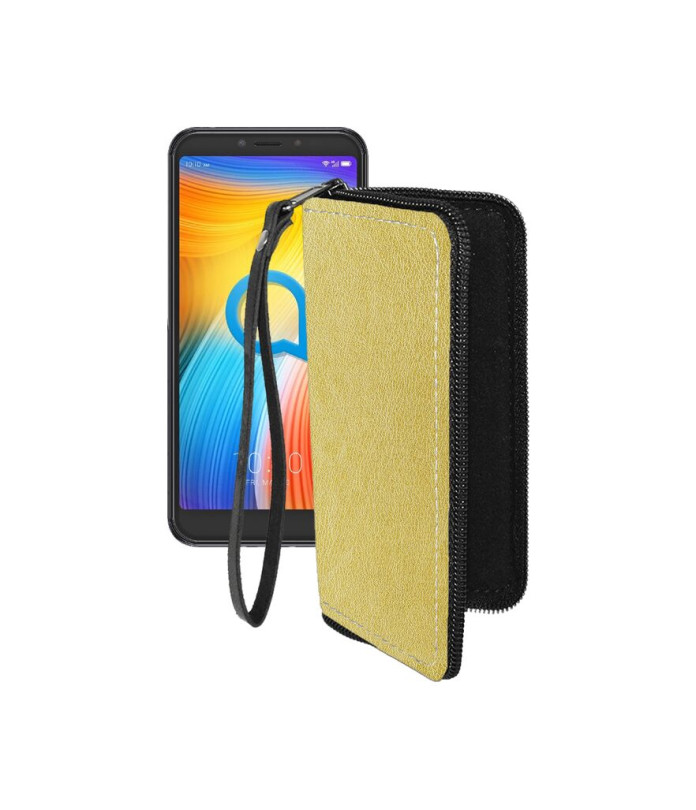 Чохол-гаманець з екошкіри для телефону Alcatel 1S (5024D)